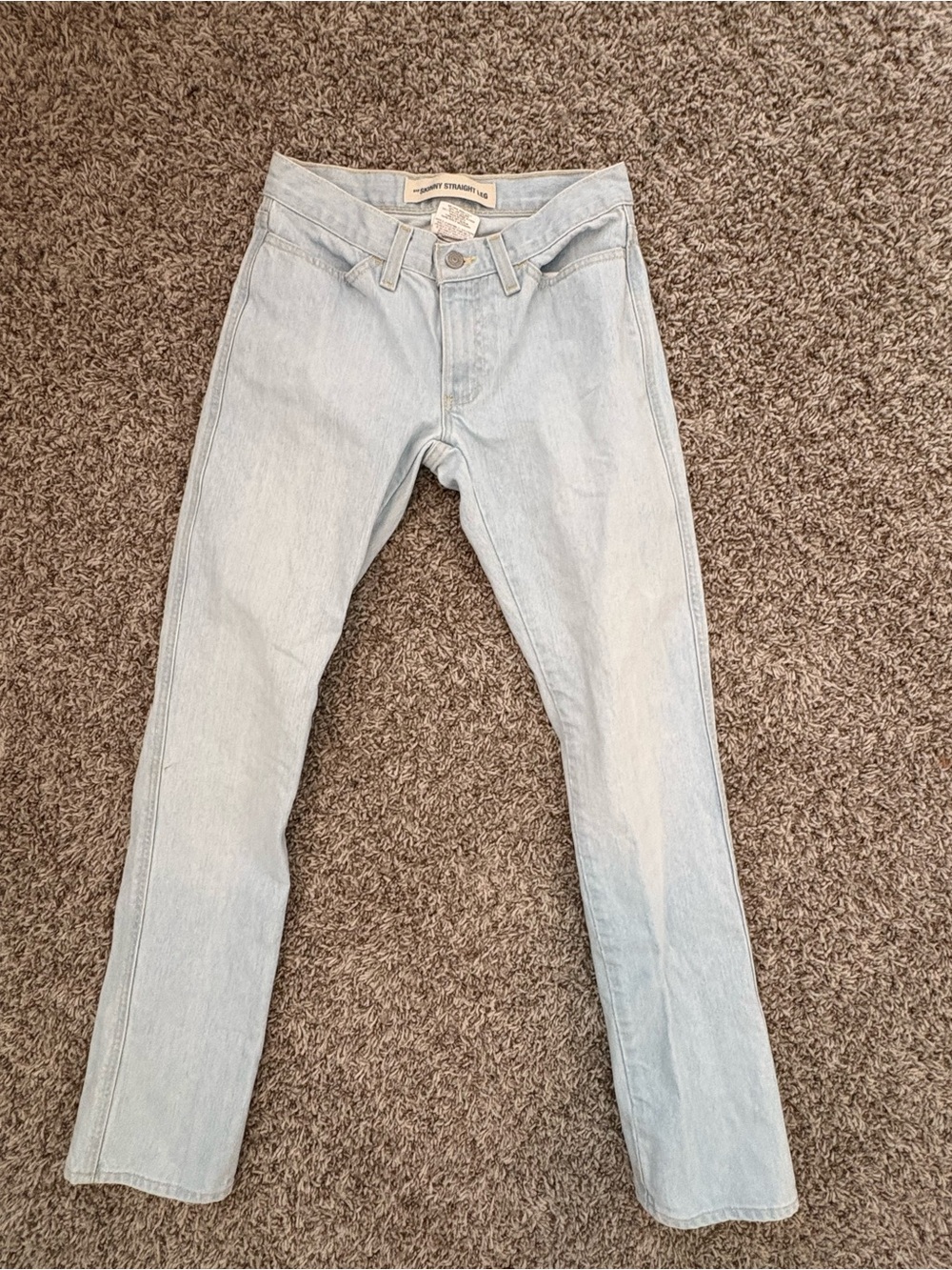 GAP Women's Straight Leg Jeans in Light Blue